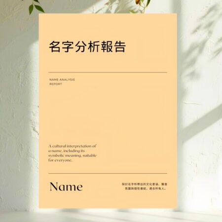 H65 名字分析報告